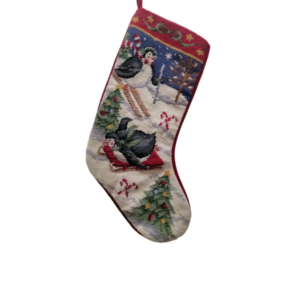 Hand Embroidered Christmas 17